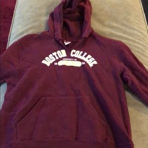 Boston college hooded sweatshirt size medium